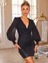 sequin-surplice-lantern-sleeve-mini-dress OhSoStyled - Sophia's Style in Black-3